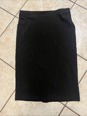 89th & Madison Black stretch Pencil Skirt S